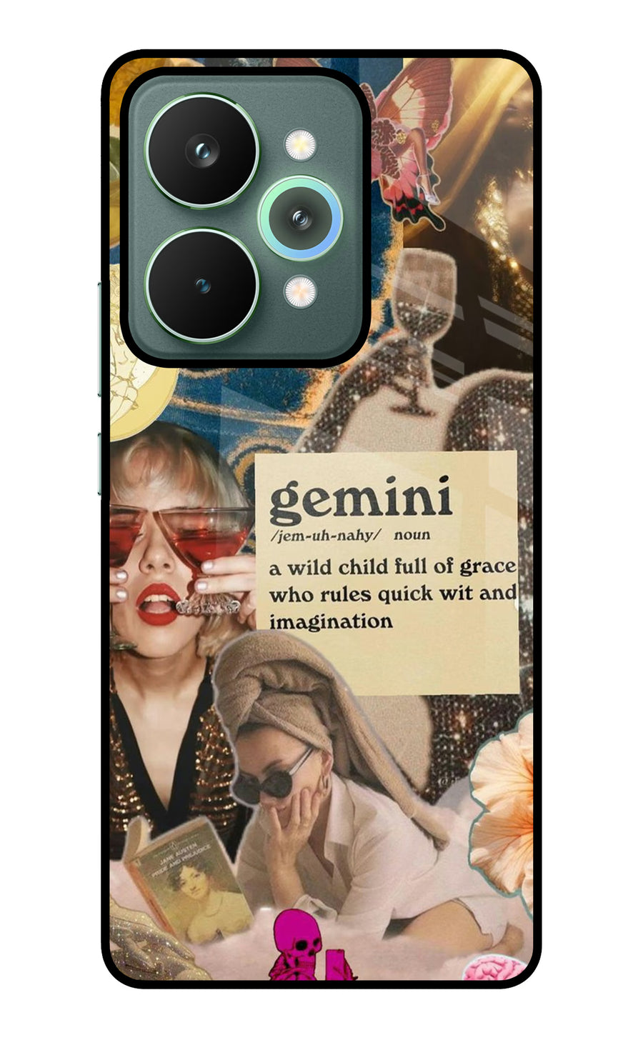 Gemini Zodiac Realme 15 Pro Back Cover, Metal case