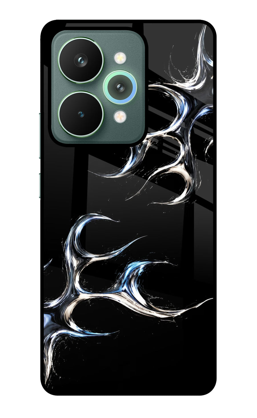 Chrome Tribal Realme 15 Pro Back Cover, Metal case