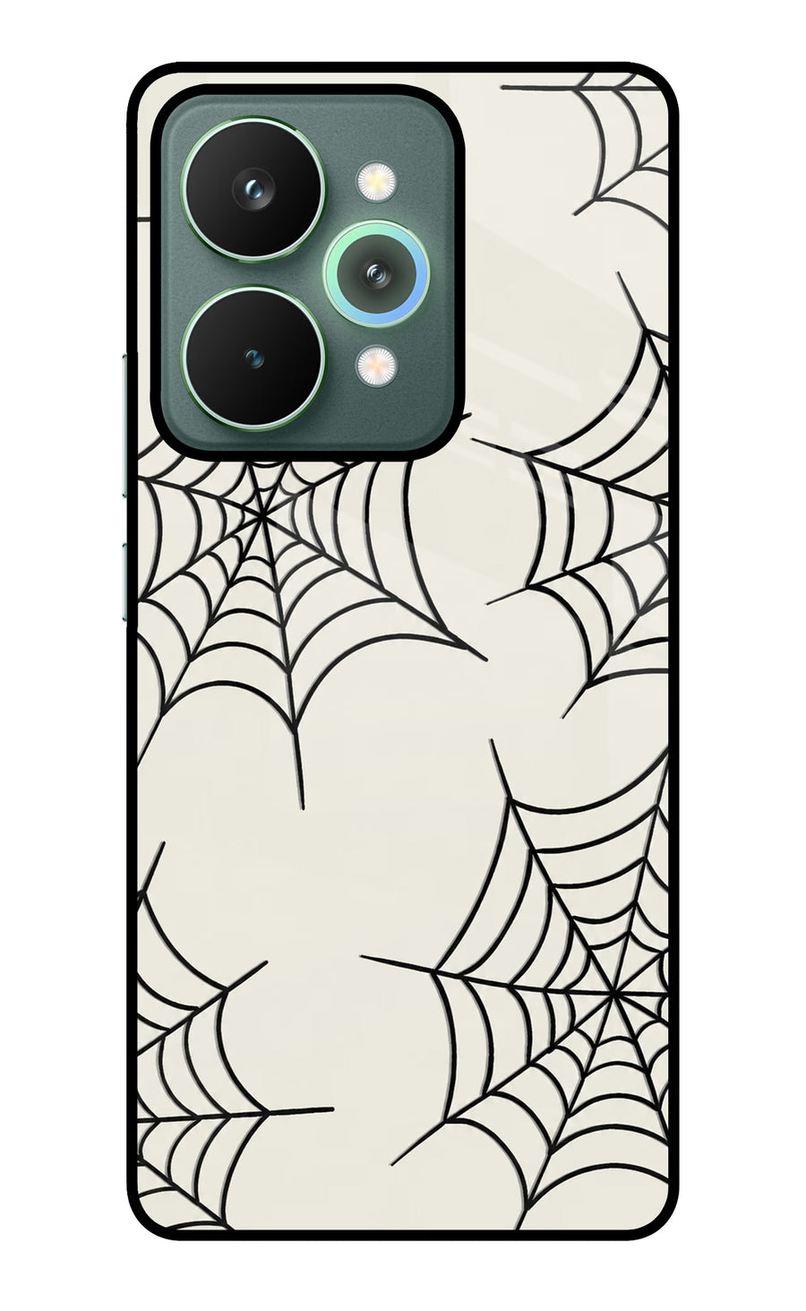 Spider Web Realme 15 Pro Back Cover, Metal case