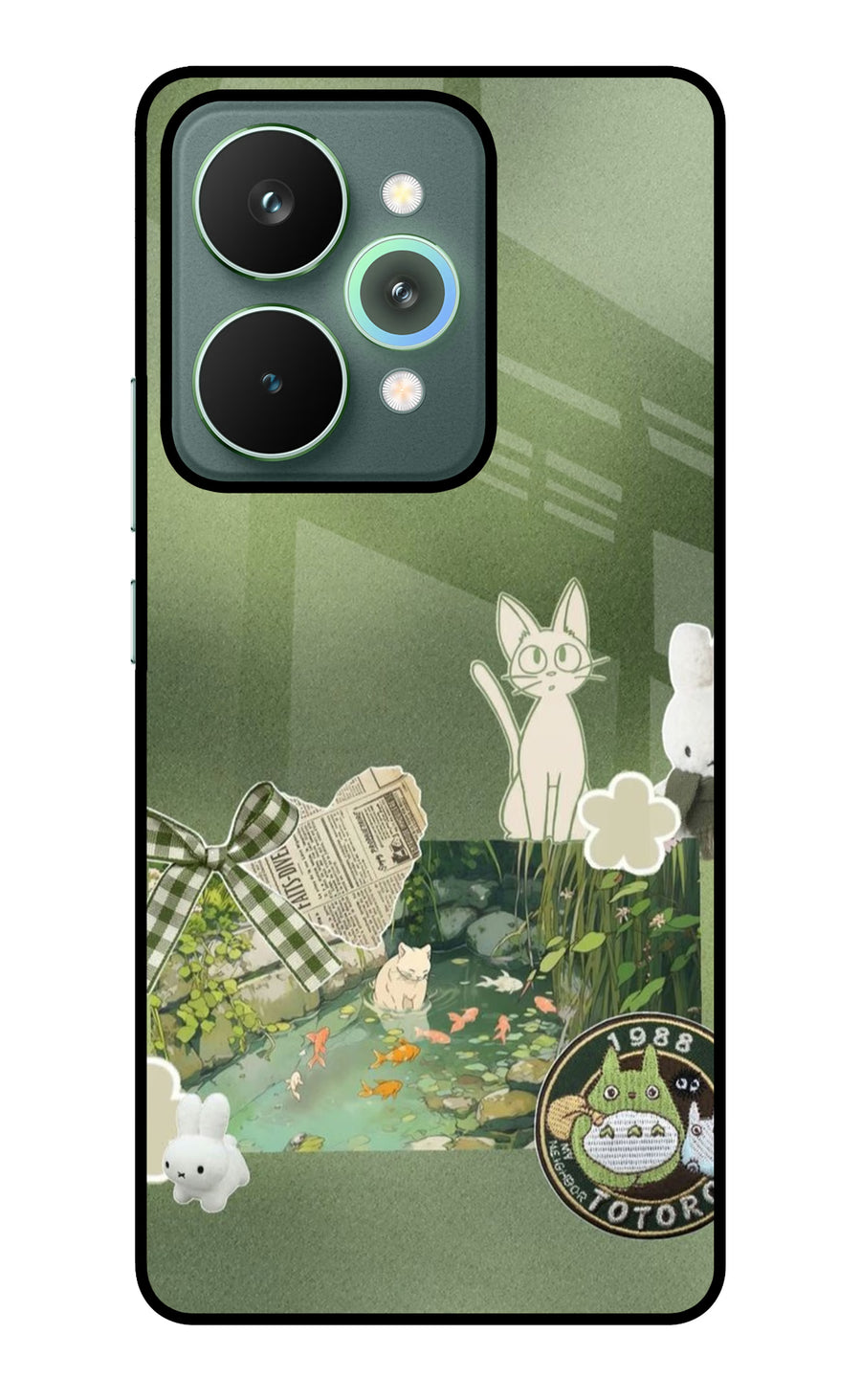 Aesthetic anime Realme 15 Pro Back Cover, Metal case