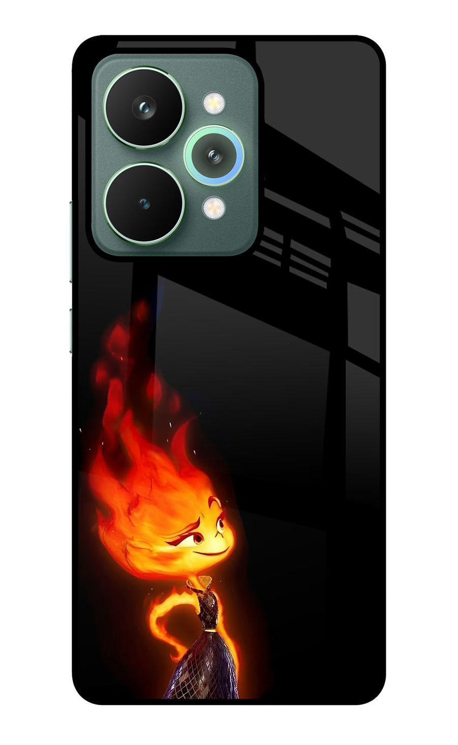 Ember Flame Realme 15 Pro Back Cover, Metal case