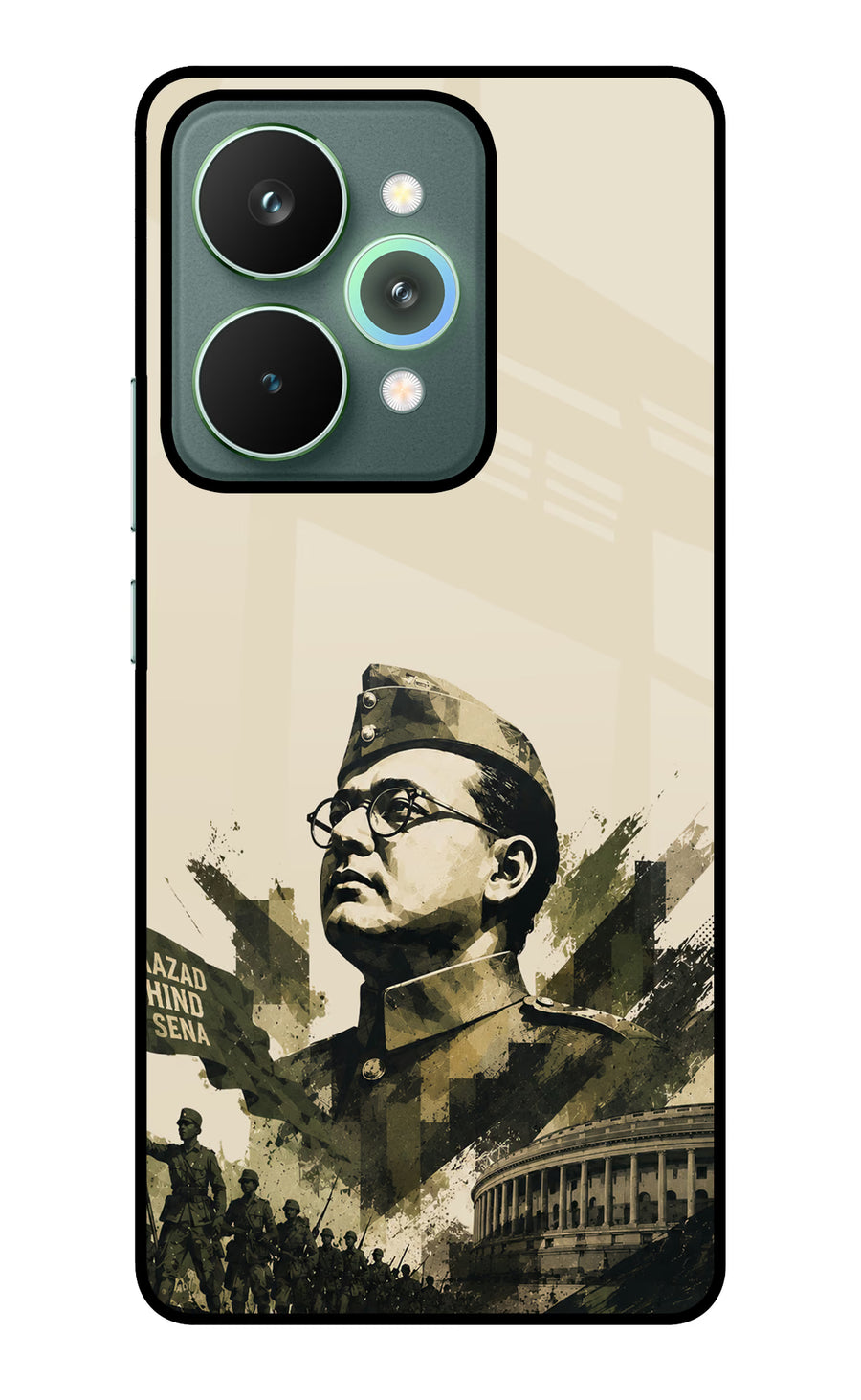 Netaji Rising Realme 15 Pro Back Cover, Metal case