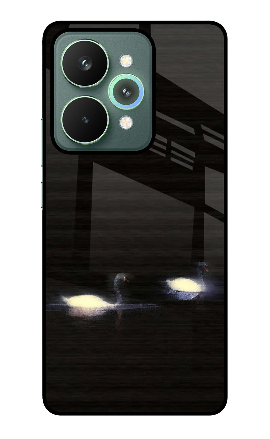 Silent Swans Realme 15 Pro Back Cover, Metal case