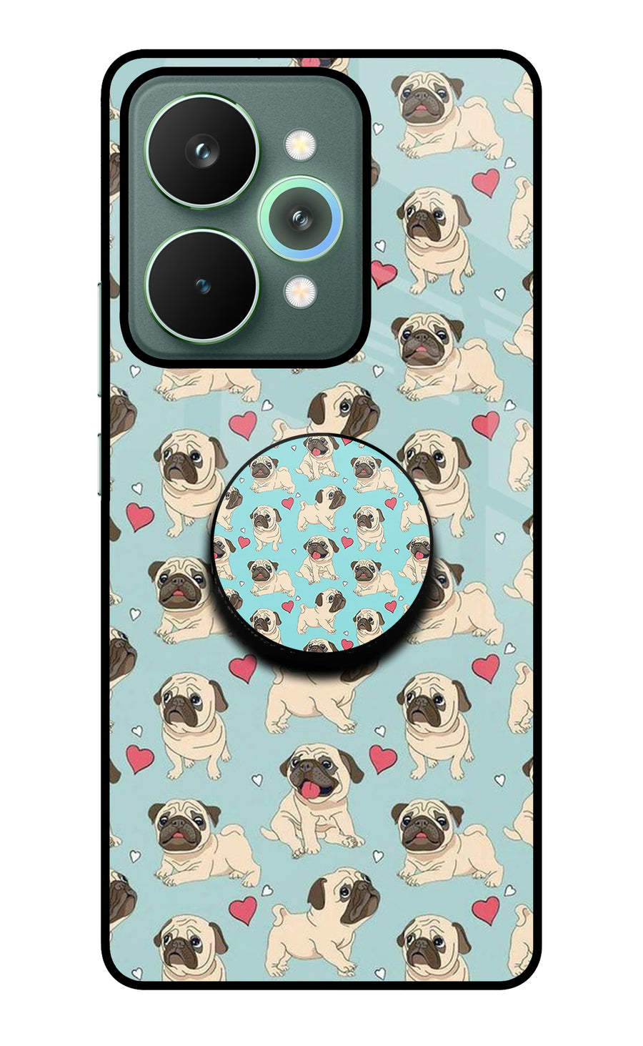 Pug Dog Realme 15 Pro Pop Case, Metal case