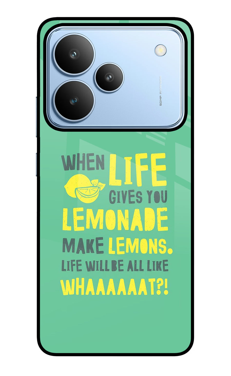 Quote Realme P4 Back Cover, Metal case