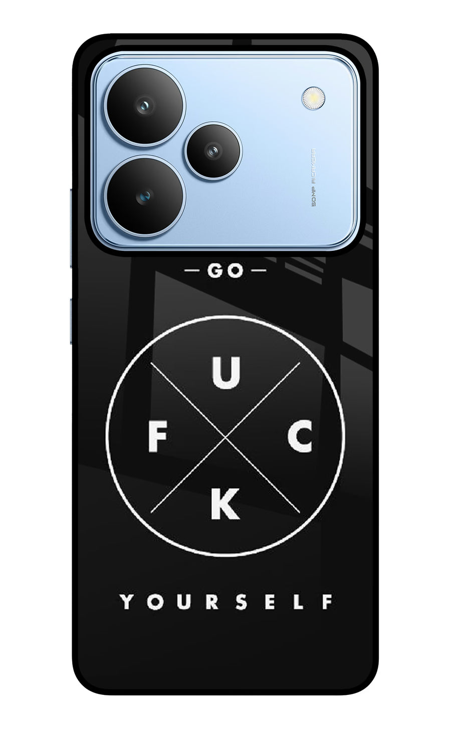 Go Fuck Yourself Realme P4 Back Cover, Metal case
