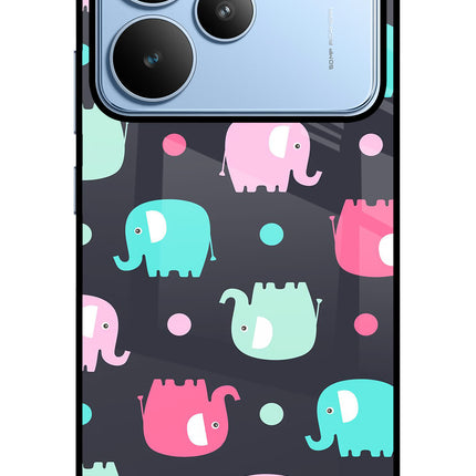 Elephants Realme P4 Metal Case Back Cover by Casekaro