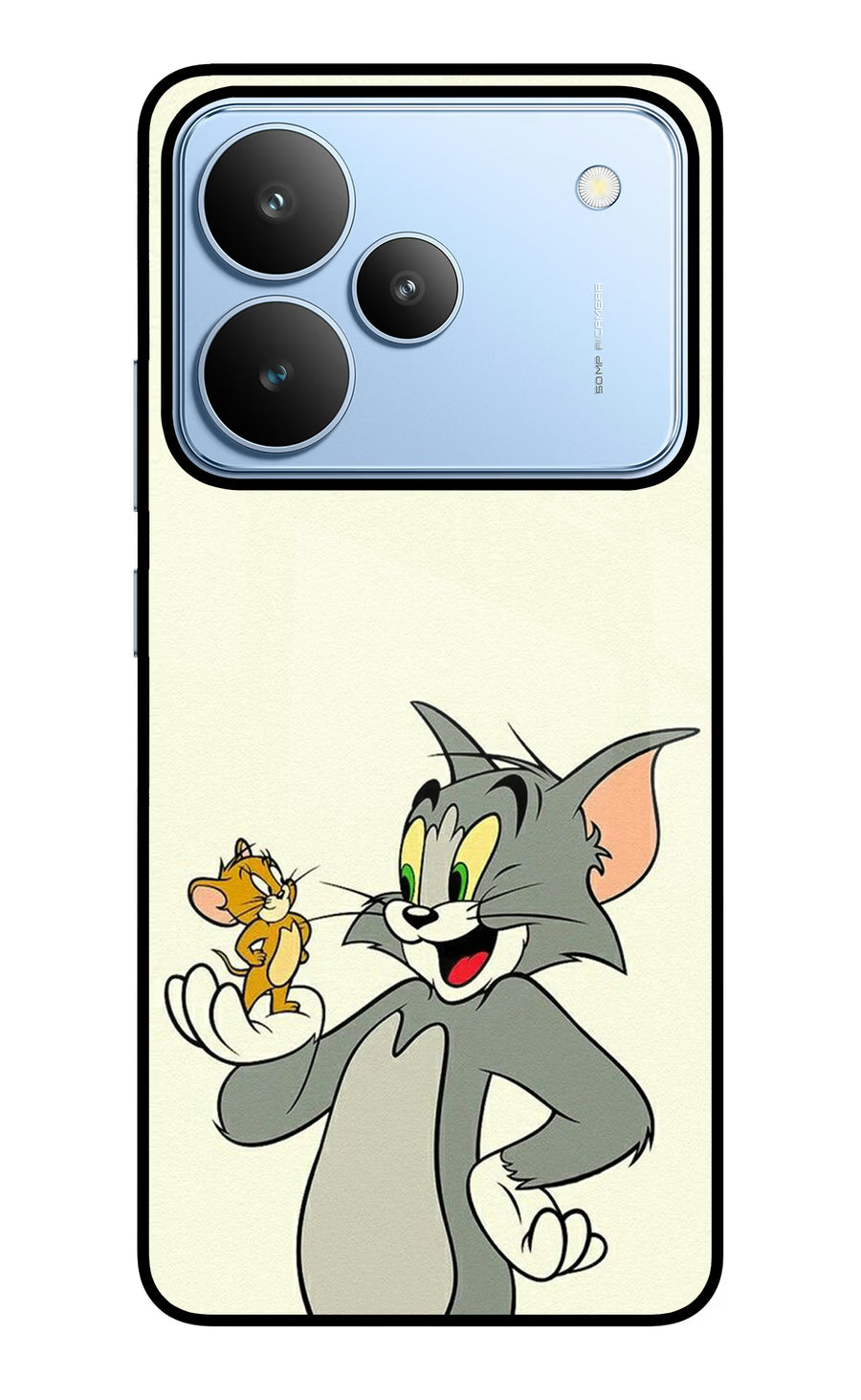 Tom & Jerry Realme P4 Back Cover, Metal case