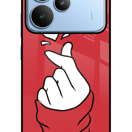 Korean Love Sign Realme P4 Metal Case Back Cover by Casekaro