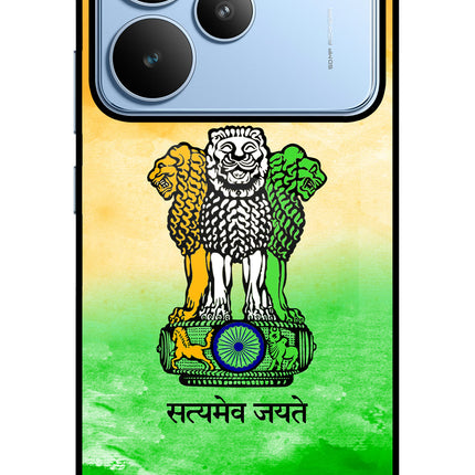 Satyamev Jayate Flag Realme P4 Metal Case Back Cover by Casekaro