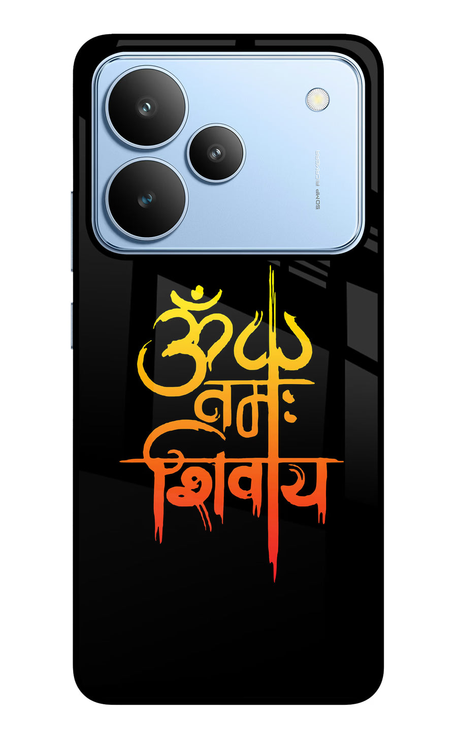 Om Namah Shivay Realme P4 Back Cover, Metal case