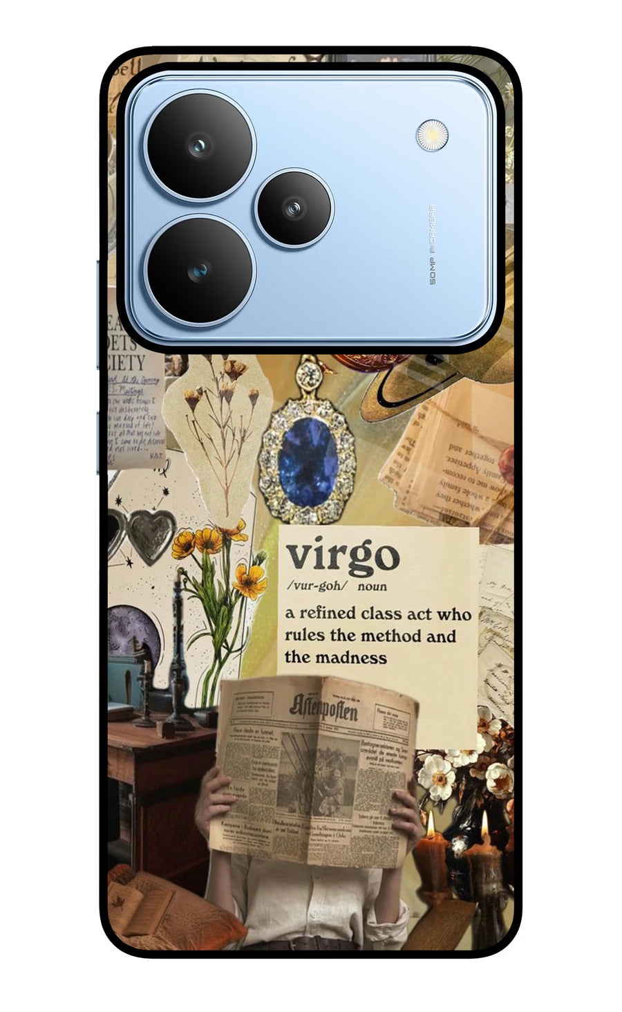 Virgo Zodiac Realme P4 Back Cover, Metal case