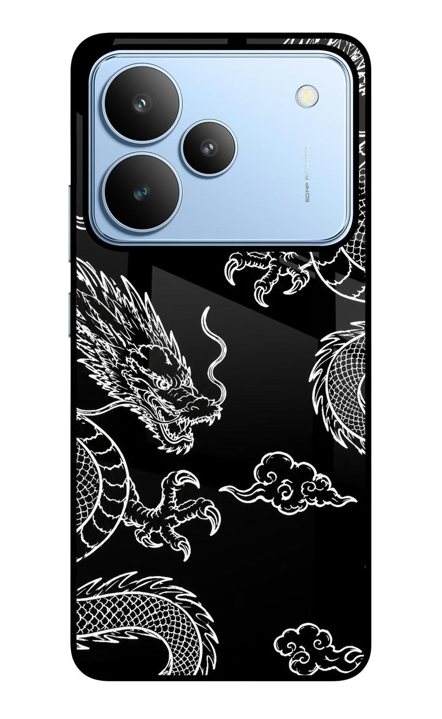 Twin Dragons Realme P4 Back Cover, Metal case