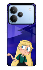 Star Glow Realme P4 Metal Case Back Cover by Casekaro