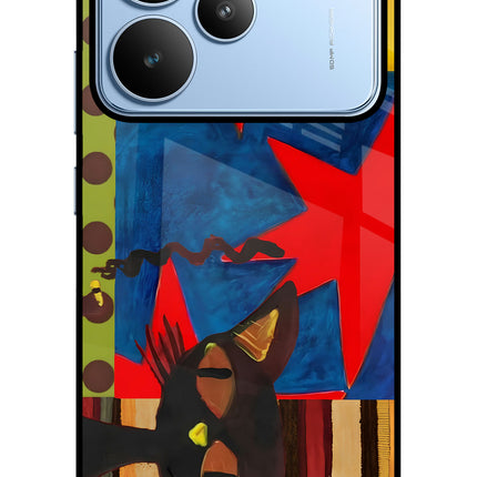 Pop Cat Realme P4 Metal Case Back Cover by Casekaro
