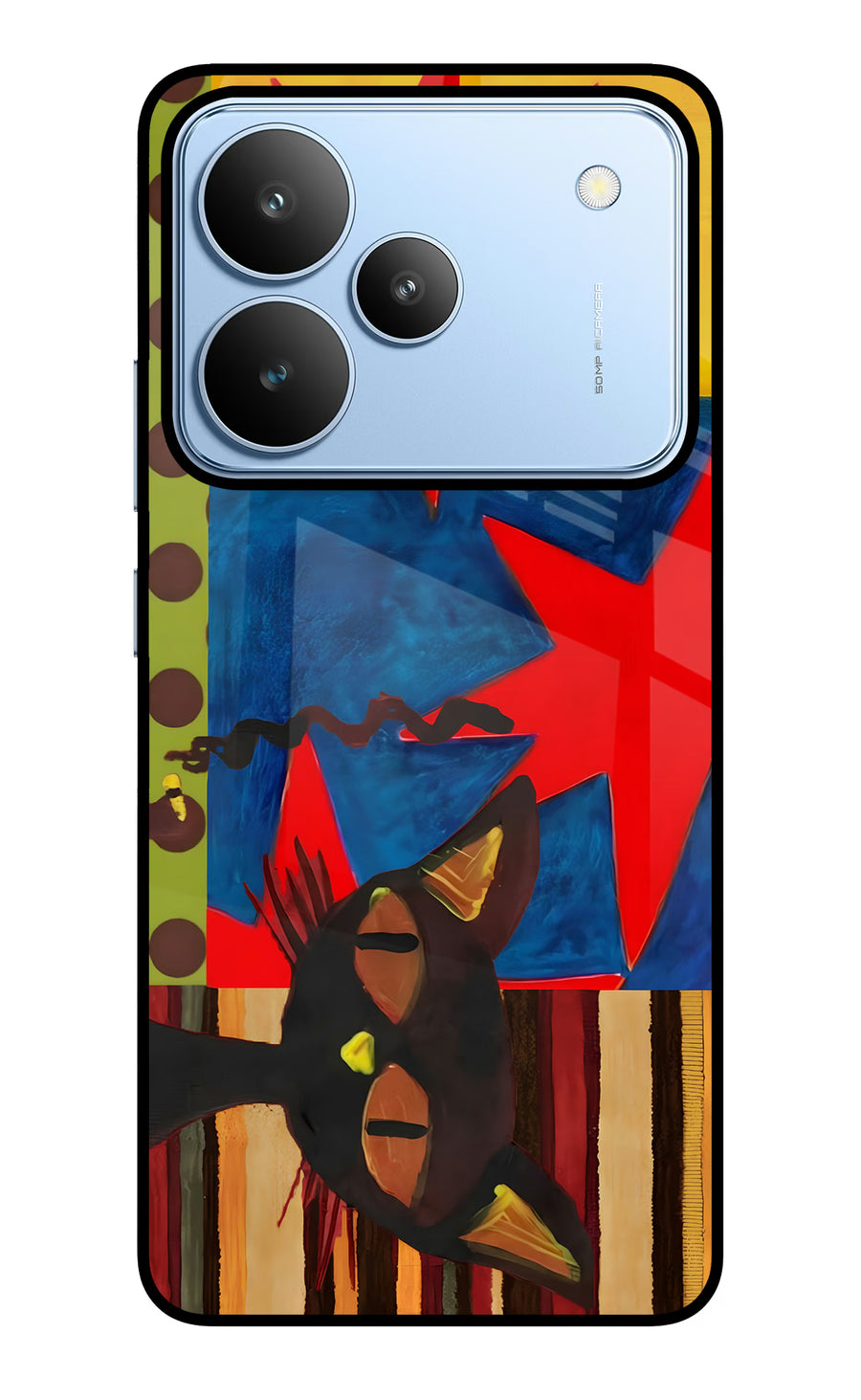 Pop Cat Realme P4 Back Cover, Metal case