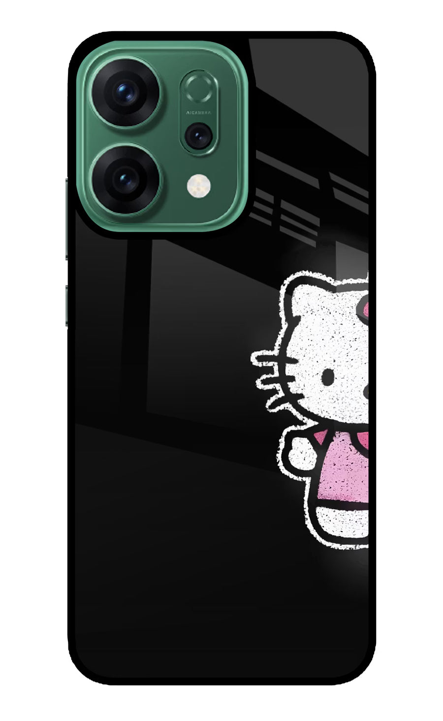 Kitty Charm Oppo Reno14 5G Back Cover, Metal case