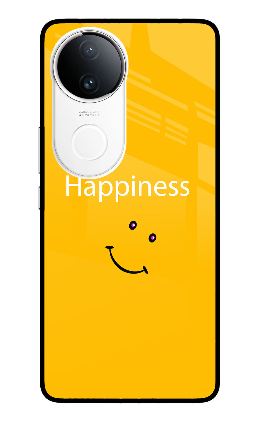 Happiness With Smiley iQOO Z10R 5G Back Cover, Metal case