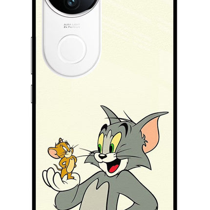 Tom & Jerry iQOO Z10R 5G Metal Case Back Cover by Casekaro