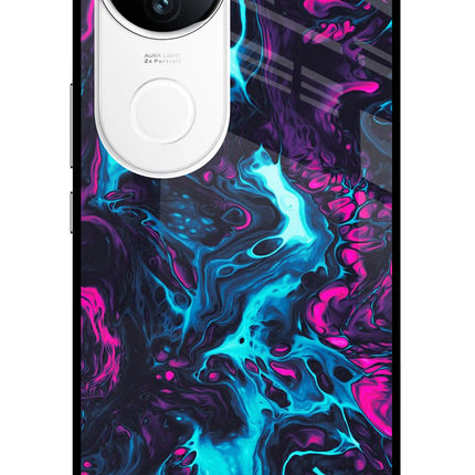Abstract iQOO Z10R 5G Metal Case Back Cover by Casekaro