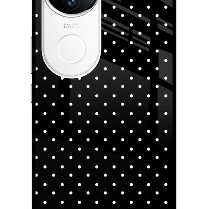 White Dots iQOO Z10R 5G Metal Case Back Cover by Casekaro