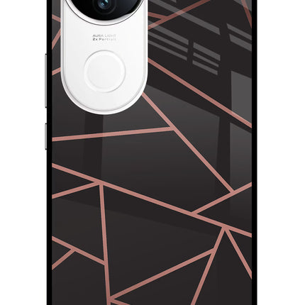 Geometric Pattern iQOO Z10R 5G Metal Case Back Cover by Casekaro