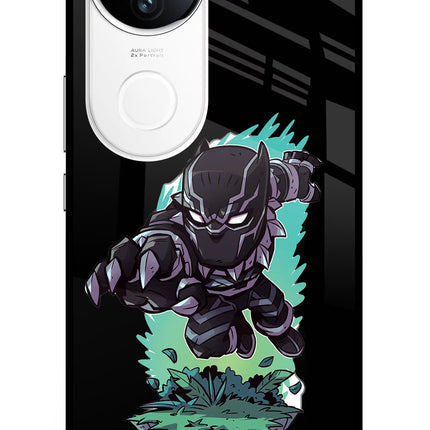 Black Panther iQOO Z10R 5G Metal Case Back Cover by Casekaro
