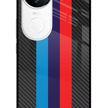 BMW Stripes Pattern iQOO Z10R 5G Metal Case Back Cover by Casekaro