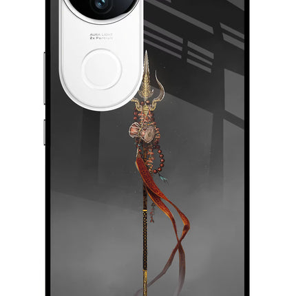 Shiv Trishul iQOO Z10R 5G Metal Case Back Cover by Casekaro