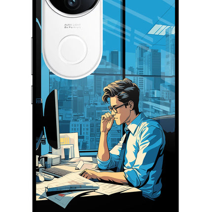 Focused Hustler (AI Generated) iQOO Z10R 5G Metal Case Back Cover by Casekaro