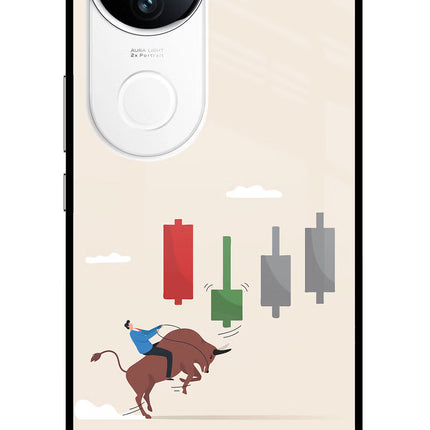 Bull Trading Momentum iQOO Z10R 5G Metal Case Back Cover by Casekaro