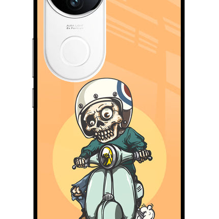Undead Biker iQOO Z10R 5G Metal Case Back Cover by Casekaro