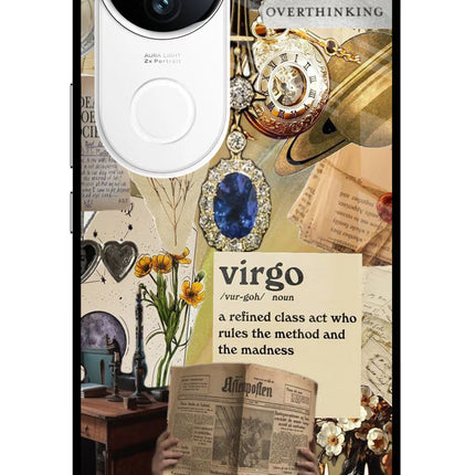 Virgo Zodiac iQOO Z10R 5G Metal Case Back Cover by Casekaro