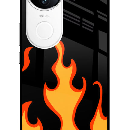Fired Up – Black iQOO Z10R 5G Metal Case Back Cover by Casekaro