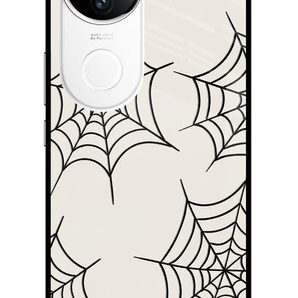 Spider Web iQOO Z10R 5G Metal Case Back Cover by Casekaro