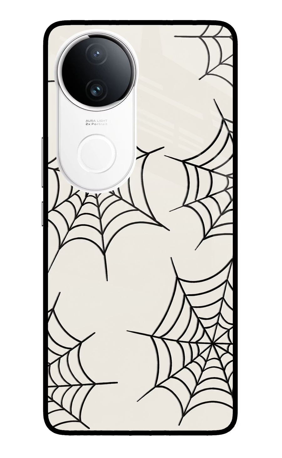 Spider Web iQOO Z10R 5G Back Cover, Metal case