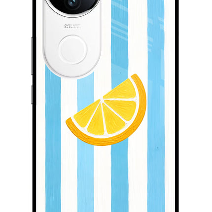 Summer Lemon iQOO Z10R 5G Metal Case Back Cover by Casekaro