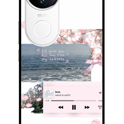 Wave to earth iQOO Z10R 5G Metal Case Back Cover by Casekaro