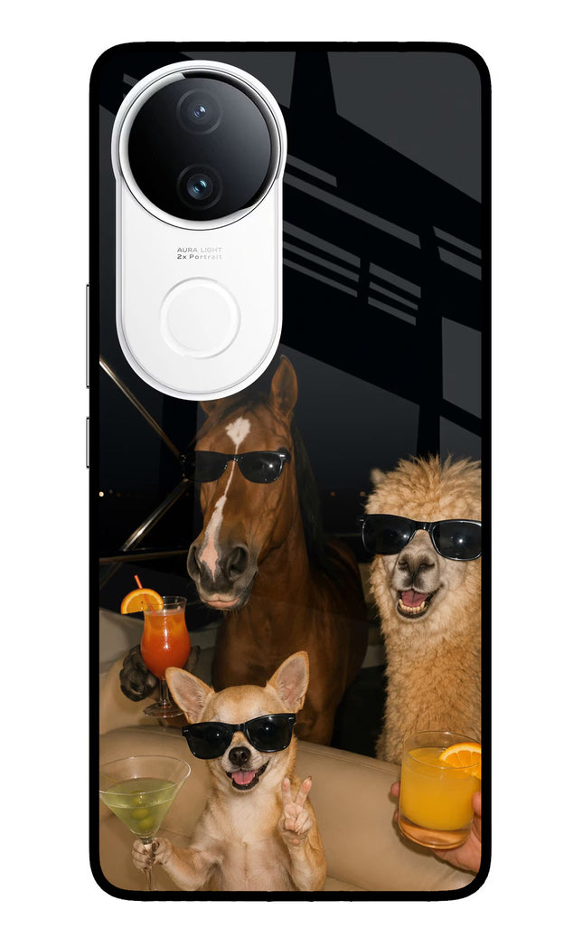 Party Squad iQOO Z10R 5G Metal Case Back Cover by Casekaro
