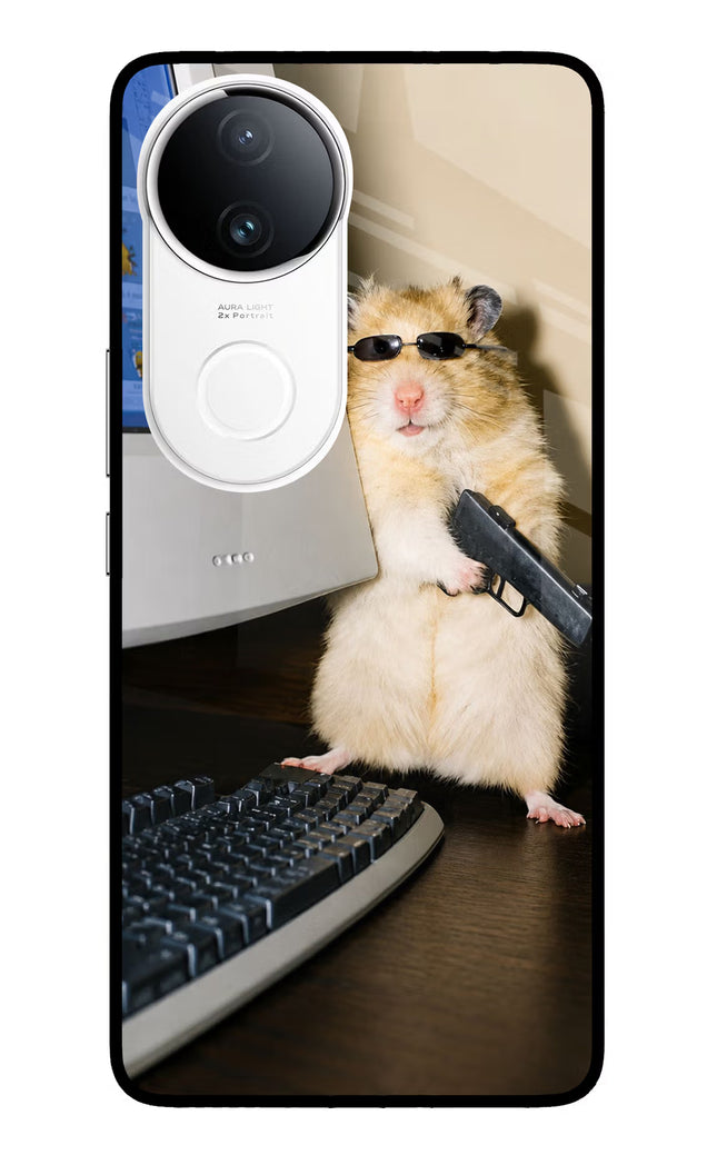 Hacker Hamster iQOO Z10R 5G Metal Case Back Cover by Casekaro