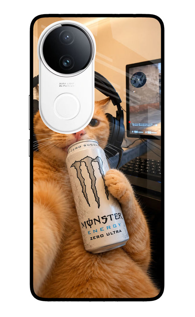 Gamer Cat Energy iQOO Z10R 5G Metal Case Back Cover by Casekaro