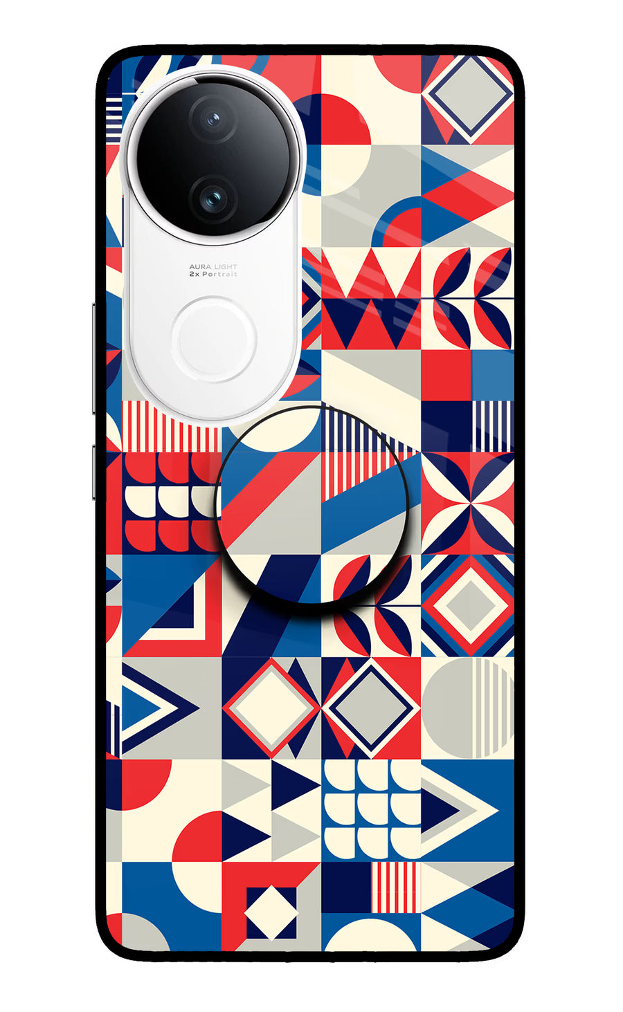 Colorful Pattern iQOO Z10R 5G Pop Case, Metal case