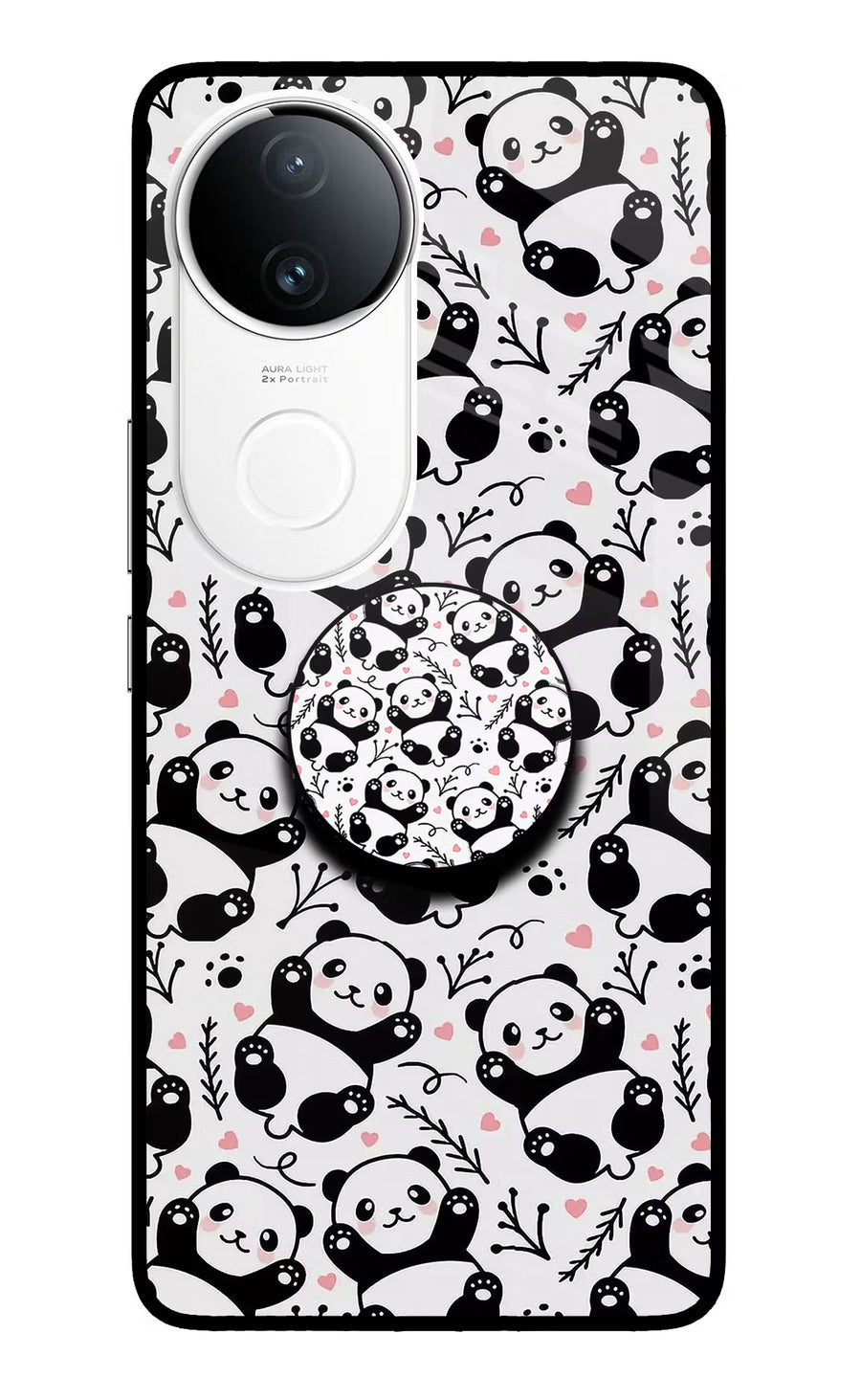 Cute Panda iQOO Z10R 5G Pop Case, Metal case