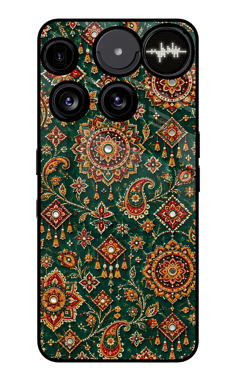 Green Pataka Nothing Phone 3 Back Cover, Metal case