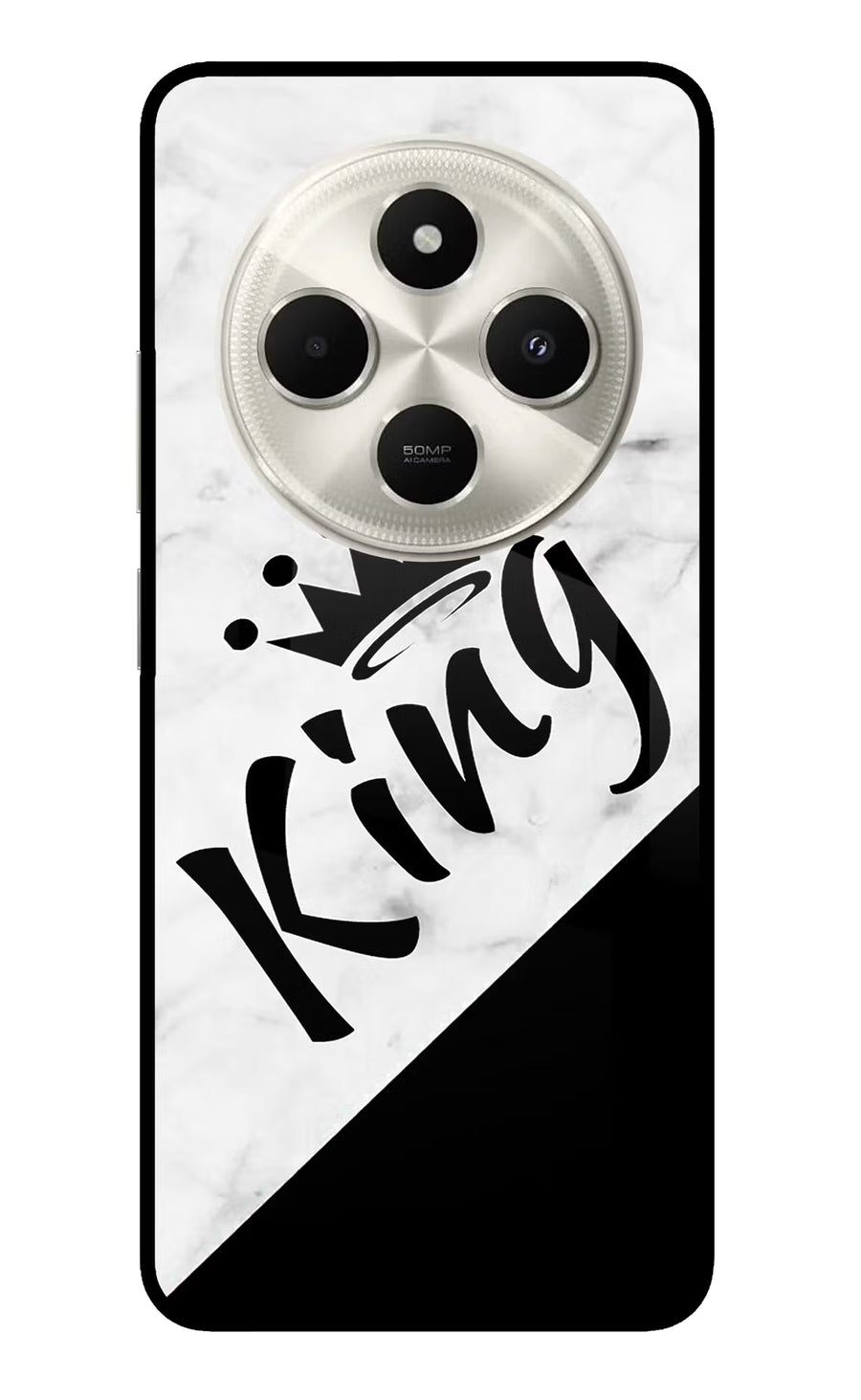King Poco C75 5G Back Cover, Metal case