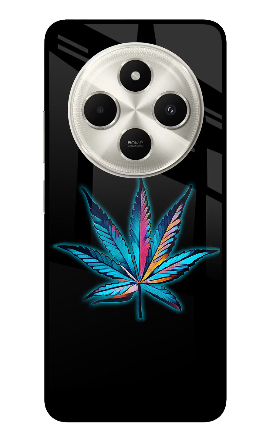 Weed Poco C75 5G Back Cover, Metal case