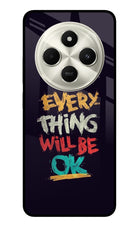 Everything Will Be Ok Poco C75 5G Metal Case Back Cover by Casekaro