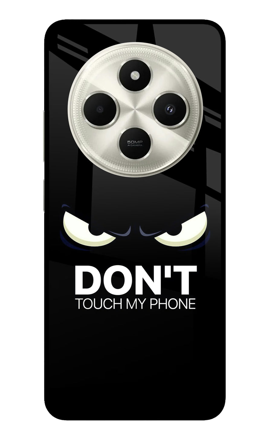 Don'T Touch My Phone Poco C75 5G Back Cover, Metal case