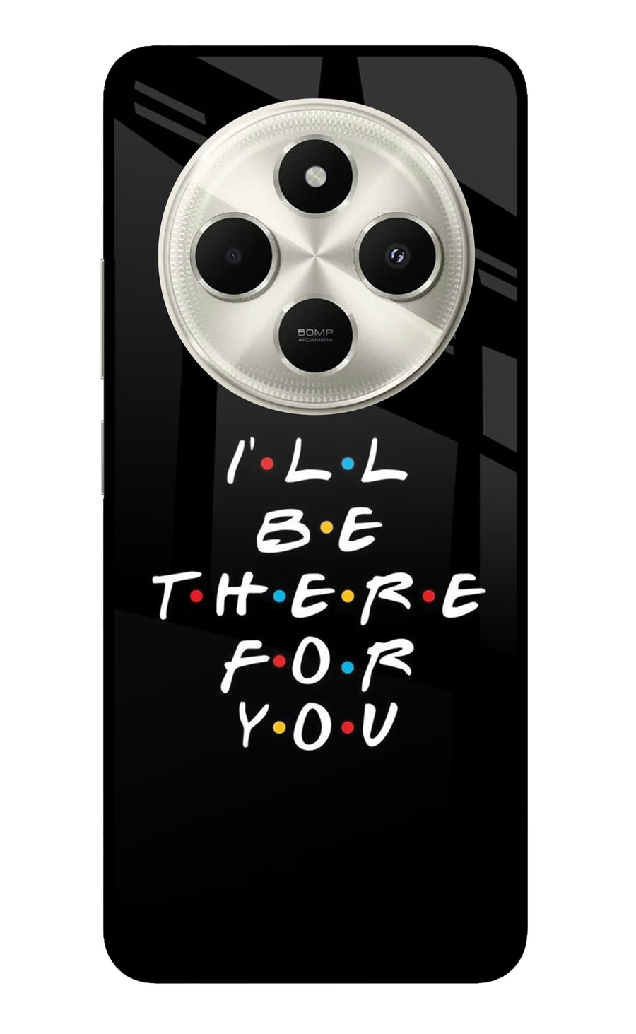 I'll Be There For You Poco C75 5G Back Cover, Metal case