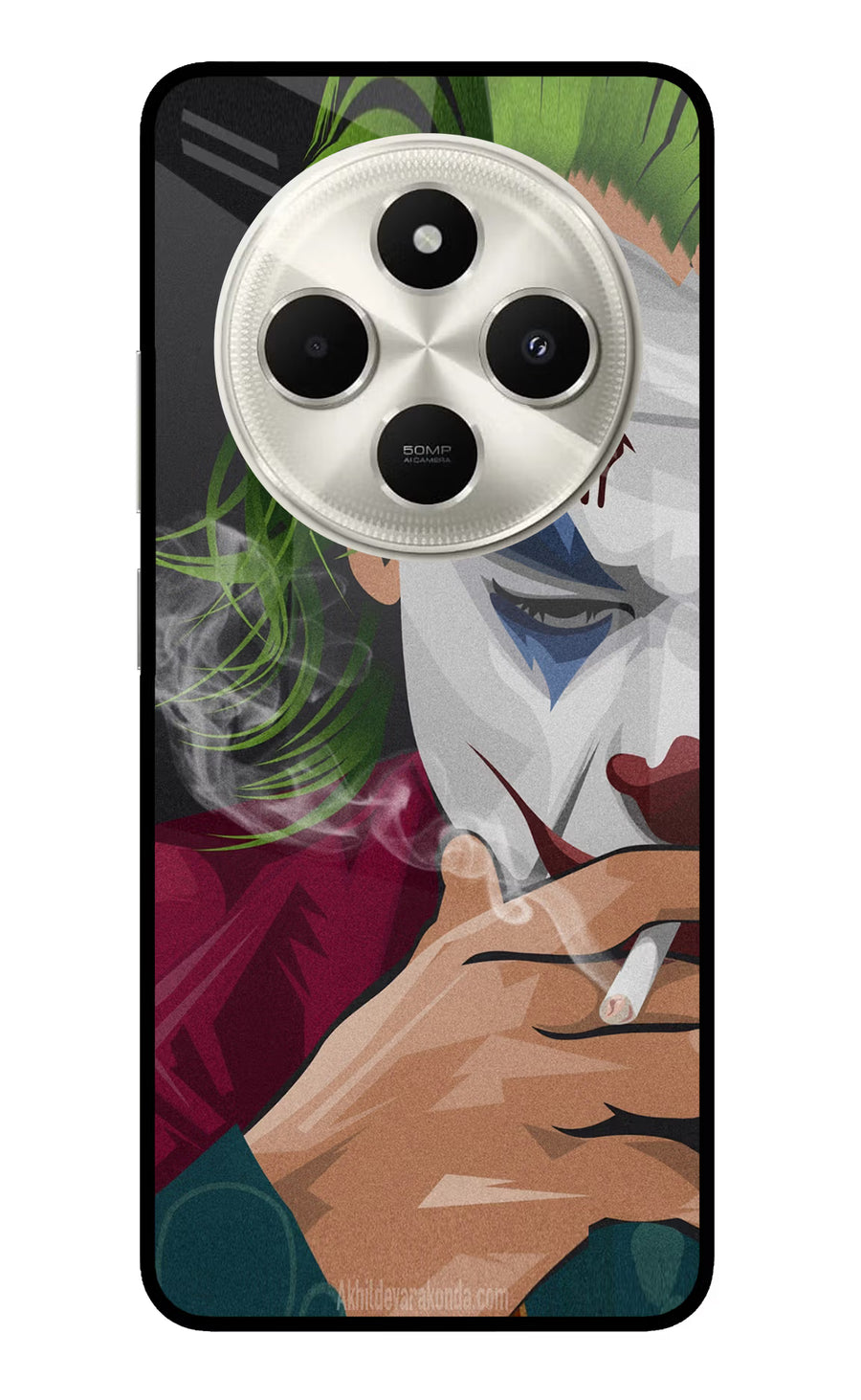Joker Smoking Poco C75 5G Back Cover, Metal case